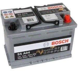 Buy The BOSCH 12V DIN70 70AH S5 A04 AGM car battery in UAE
